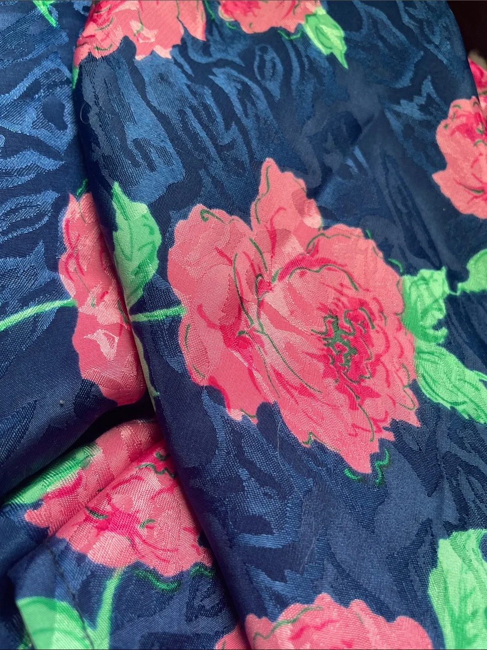 VTG SILK JACQUARD WRAP